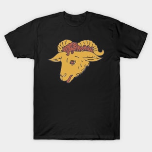 Golden Fleece - Winged Ram - Gold Wool T-Shirt